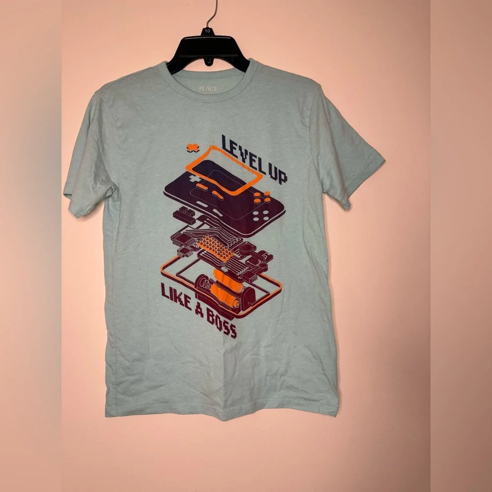 The Children's Place Light Blue Graphic Tee